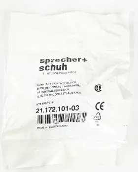 KT3-100-PE-11 SPRECHER SCHUH Contact Block