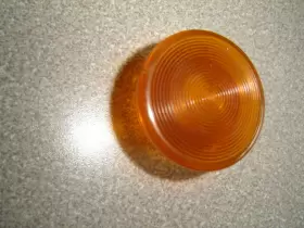 9001 SQUARE D Amber Mushroom Knob #2