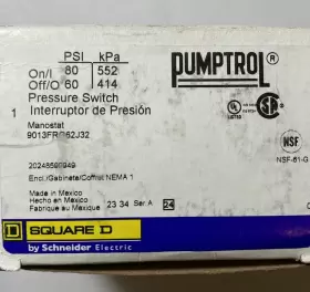 9013FRG62J32 SQUARE D Pumptrol Pump Pressure Switch Reverse #3
