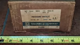 9013GSG-2 SQUARE D Pressure Switch Close
