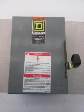 C3-13-15 SQUARE D General Safety Switch #2