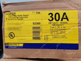 H321DS SQUARE D Safety Switch