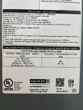 H365 SQUARE D Electrical Fused Disconnect Switch #2