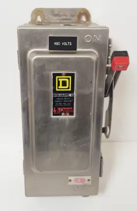 HU361DS SQUARE D Pole Fusible Disconnect Switch Amp