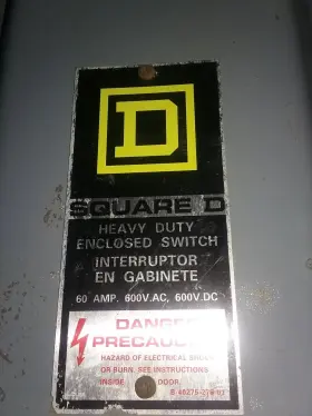 JTT-814 SQUARE D Enclosed Safety Switch Ac Amp #2