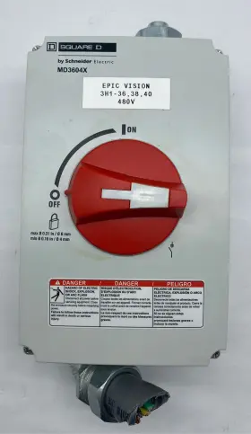 MD3604X SQUARE D Motor Disconnect Switch