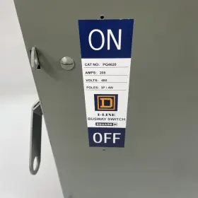 PQ3620 SQUARE D Line Volt Fusible Busway Bus Plug Amp #2