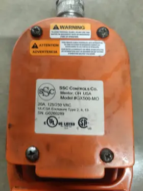 GX500-MO SSC CONTROLS Switch #2