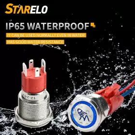 727196749468 STARELO Latching Push Switch Lights #3