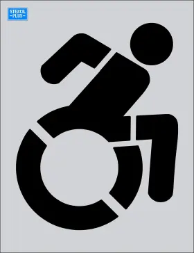 711841948511 STENCIL PLUS Nysdot Handicap Accessible Icon