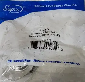 L250-40F SUPCO Reverse Flow Switch Close Limit