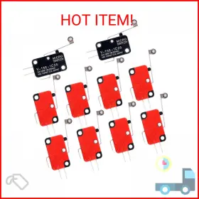 7-34 SWPEET Micro Limit Switch Hinge Roller Momentary Cherry 7-34 SWPEET Micro Limit Switch Hinge Roller Momentary Cherry