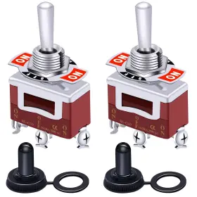 445004255293 TAISS Momentary Toggle Switch Spdt Terminal