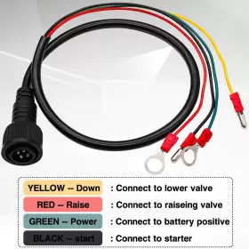 445022595593 TAISS Wires Dump Trailer Remote Control Switch #3