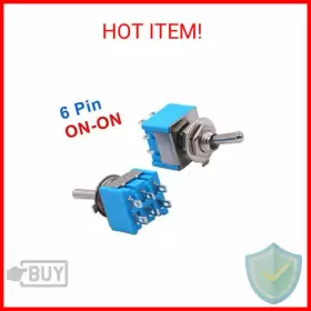 635648190327 TAISS Mini Toggle Switch Position Miniature Swit #2