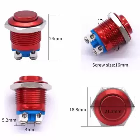 706597761538 TAISS Momentary Push Switch Spst High Round #2
