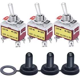 794163166207 TAISS Toggle Switch Dpst Latching Terminals