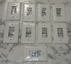 Wjw-r TAYMAC Pack Gang Wall Plates Light Switch Covers