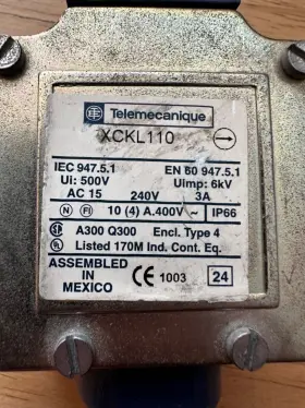 XCKL110 TELEMECANIQUE-SENSORS Limit Snap Action Switches #2