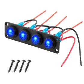 TW041 TIANWIDJEW Waterproof Marine Switch Gang Toggle Rocker