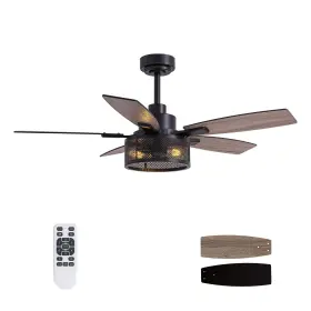 FS8836-01 TINKOSO Ceiling Lights Remote Control Fan Bedroom