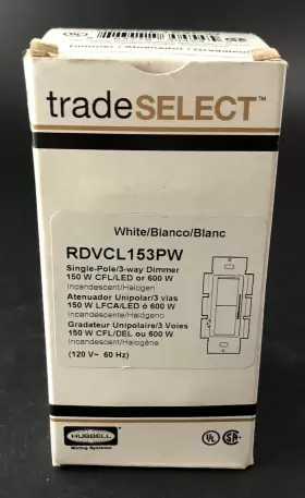RDVCL153PLA TRADE SELECT Nsb Sensors Switches Dimmer Switch