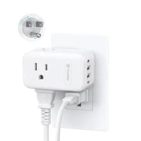 TD-EA-US24S TROND Outlet Extender Rotating Plug Ac Splitter