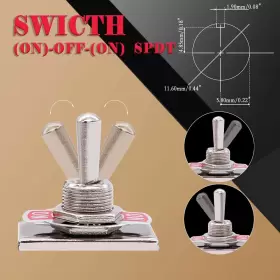 654913662789 TWIDEC Rocker Momentary Toggle Switch Ac Spdt #3