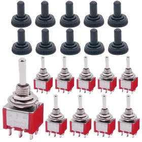 On-off-on TWIDEC Mini Toggle Switch Position Pins