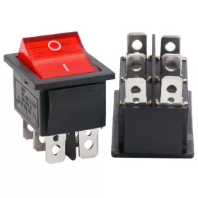 654913663175 TWIDEC Rocker Switch Pins Position Ac Led