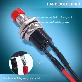704768699598 TWIDEC Ac Pins Spst Mini Momentary Push #3
