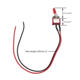 740385348976 TWIDEC Mini Toggle Switch Spst Position Pins Ac #3