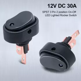 768894071994 TWIDEC Led Rocker Switch Toggle Spst Pin Colour #2