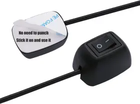 HZCX-X30MM TWTADE Paste Car Push Switch Mount Water