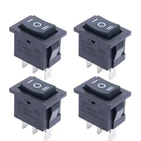 789659500450 TWTADE Square Momentary Rocker Switch Spdt Pin