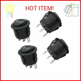 789659500467 TWTADE Momentary Boat Rocker Switch Pin Position