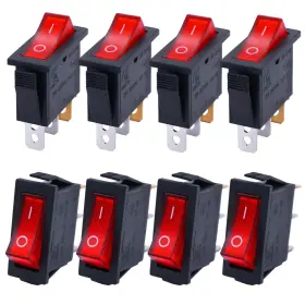 XW-604BA1-R TWTADE Rocker Switch Pins Positions Spst Led