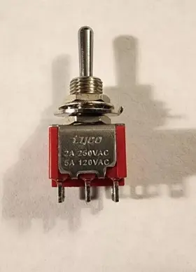 7201SYZQE TYCO Switch Toggle Panel Mount Wire Lug