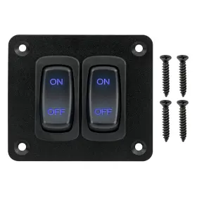 732214570832 ULITECO Rocker Switch Panel Gang Toggle Boat