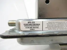 AFS-222 UNICONTROL INC CLEVELAND CONTROLS Air Pressure Switch #3