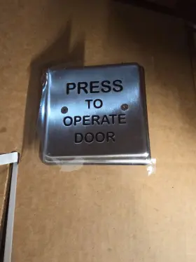 AS03044 UNIMAX Press Operate Door Steel Electric Square