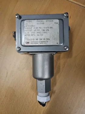 J6X-S156B UNITED ELECTRIC CONTROLS Pressure Switch