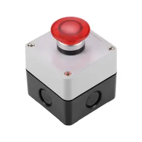 041814042169 UXCELL Push Switch Station Momentary Mushroom