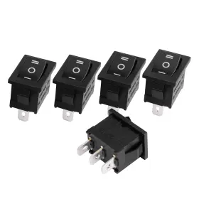 632702521547 UXCELL Ac Spdt Positions Rocker Switch