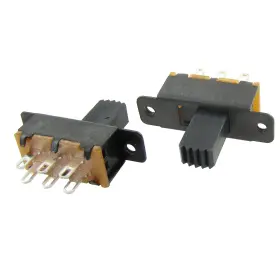 632702888039 UXCELL Position Panel Mount Slide Switch Solder