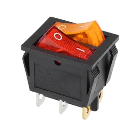 679134111045 UXCELL Double Position Boat Rocker Switch Toggle