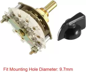 689995619765 UXCELL Pole Position Channel Rotary Switch #3