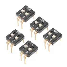 714998824738 UXCELL Dip Switch Horizontal Positions Pitch Pcb