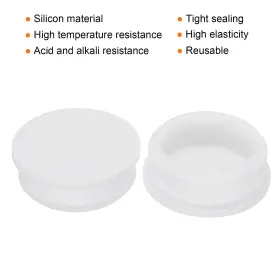 745060084637 UXCELL Silicone Hole Plugs Flush Panel Round #2
