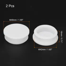 745060084637 UXCELL Silicone Hole Plugs Flush Panel Round #3